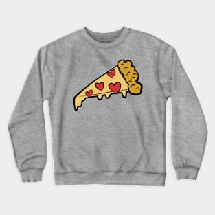 Pepperoni Heart Pizza Crewneck Sweatshirt